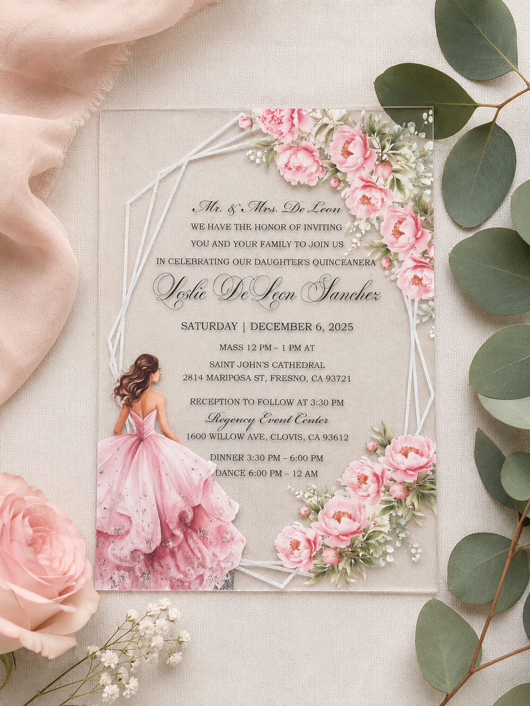 Quinceañera Invites